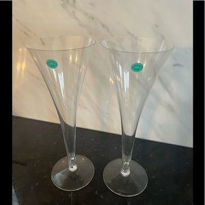 New Tiffany & Co champagne flutes